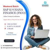 Join our SAP FICO S/4 HANA Weekend Online Training  batch Starting from  14th Oct;2023 @8:00 AM, IST),(Sat& Sun)